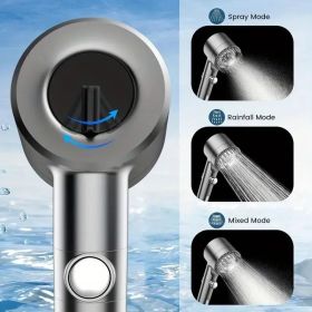 Vertical Shower System With Switch Control - 5-Layer Filter & Turbo Flow Technology For High-Pressure Cleaning