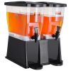 Beverage Dispenser, 3 Gallon x 2 Drink Dispensers for Parties, Plastic Juice Dispenser with Stand Spigot Lid, Iced Tea Lemonade Juice Water Dispenser