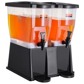 Beverage Dispenser, 3 Gallon x 2 Drink Dispensers for Parties, Plastic Juice Dispenser with Stand Spigot Lid, Iced Tea Lemonade Juice Water Dispenser