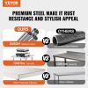 Stainless Steel Work Table, 24 x 28 x 26 Inch Commercial Food Prep Worktable, 3-Sided Backsplash Heavy Duty Prep Worktable