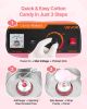 Electric Cotton Candy Machine, 1000W Electric Floss Maker With Cover, Commercial Cotton Candy Machine w/Stainless Steel Bowl & Sugar Scoop