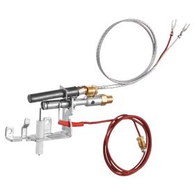 Gas Pilot Assembly, OE 14D0477, LPG8404, SRV14D0477 Fireplace Gas Pilot Assembly Kit, LPG Ignition Replacement, Compatible with Lexington Forge