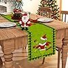 Christmas Table Runner 13x72 Inch Christmas Xmas Winter Holiday Decorations and Supplies for Home Kitchen Dining Room Table Decor