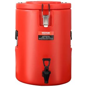 Stainless Steel Insulated Beverage Dispenser, 4.5 Gallon 17.2 Liter, Thermal Hot and Cold Drink Server Dispenser with Spigot Handle