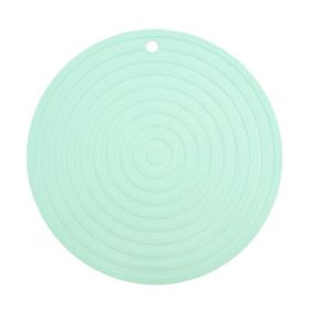 Heat Insulation Mat Kitchen Anti-Scald and Anti-Slip Placemat (Color: green, Type: Placemat)